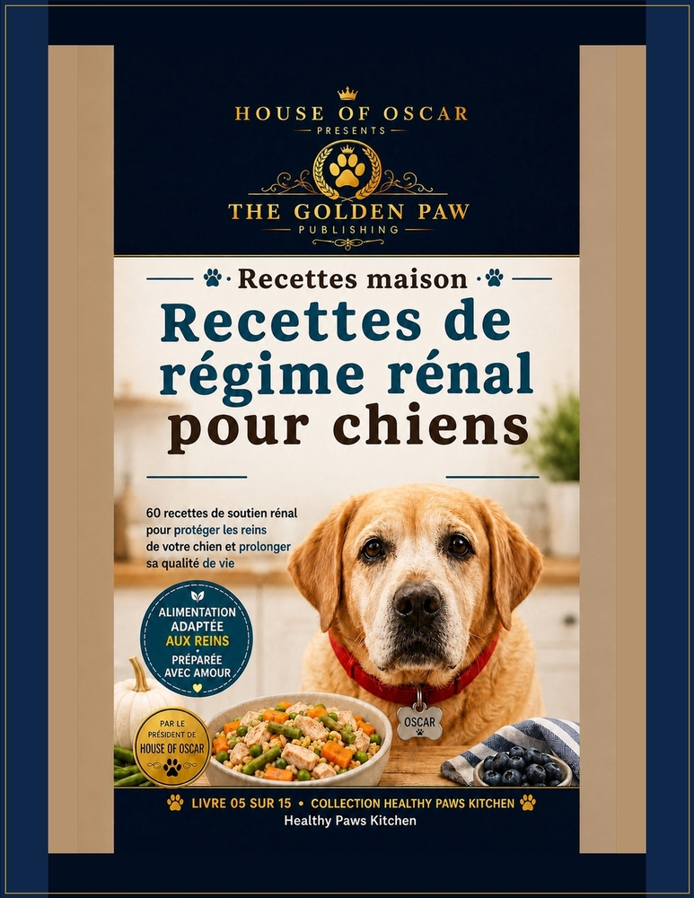 Recettes de régime rénal pour chiens: 60 recettes de soutien rénal pour protéger les reins de votre chien et prolonger sa qualité de vie cover