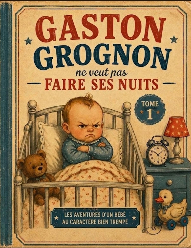 Gaston Grognon ne veut pas faire ses nuits: les aventures d'un bébé au caractère bien affirmé cover