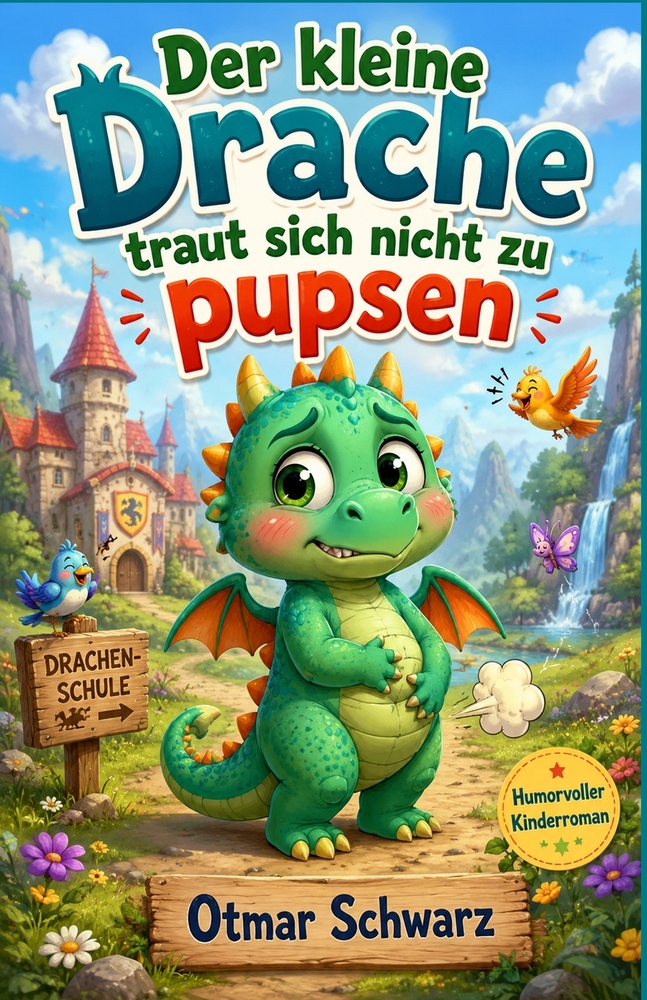 Der kleine Drache traut sich nicht zu pupsen: Ein humorvoller Kinderroman cover