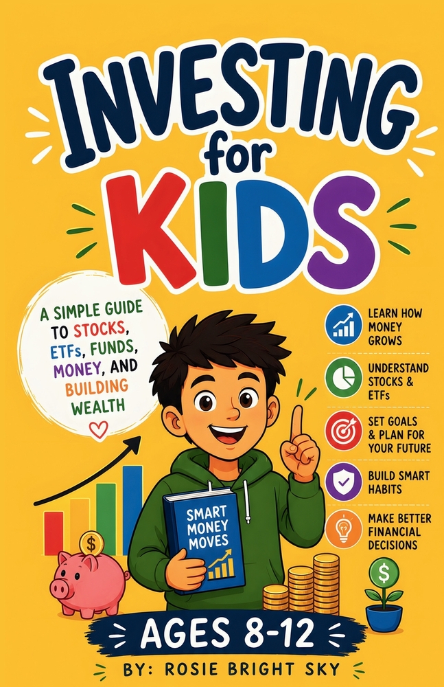 Investing for Kids: A Simple Guide to Stocks, ETFs, Funds, Money, and Building Wealth cover