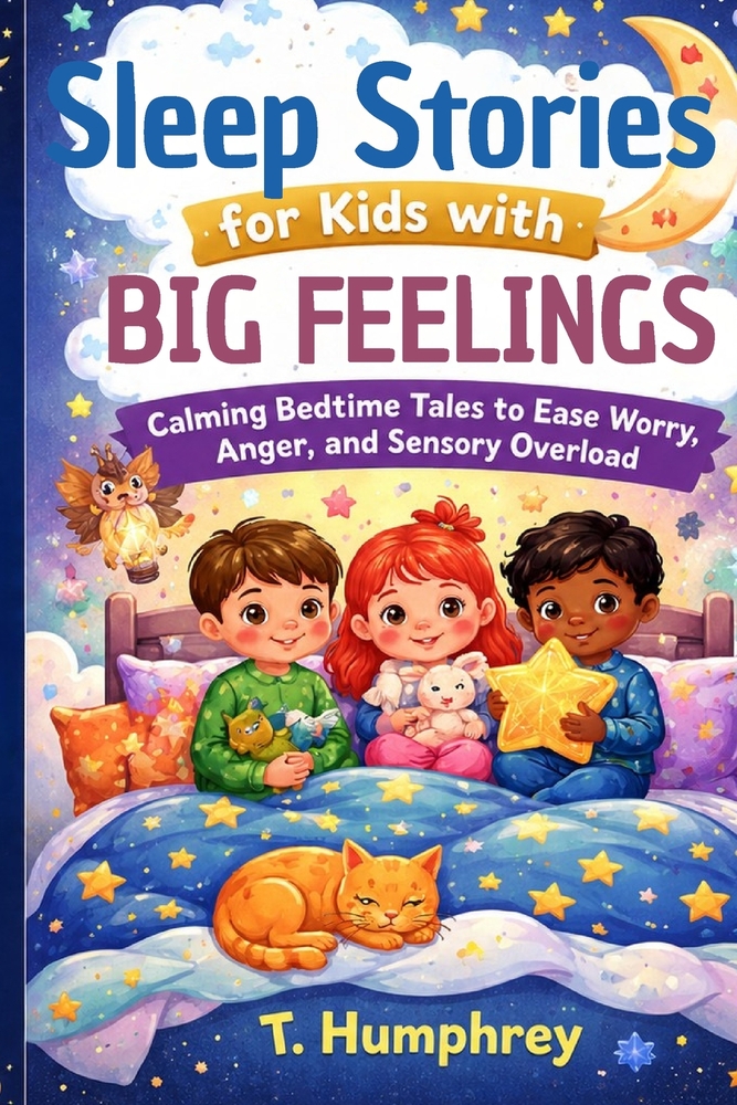 Sleep Stories for Kids with BIG FEELINGS: Calming Bedtime Tales to Ease Worry, Anger, and Sensory Overload cover
