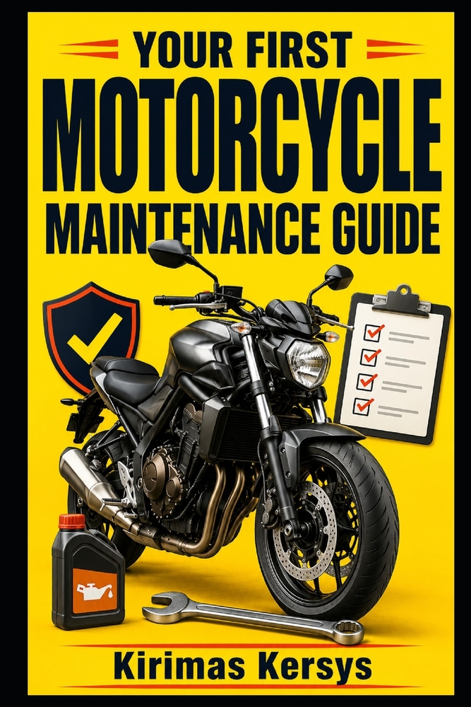Your First Motorcycle Maintenance Guide: A Beginner-Friendly Guide to Basic Motorcycle Care, Routine Maintenance, Simple Checks, and Preventing Costly cover