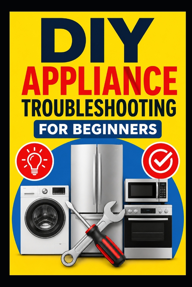 DIY Appliance Troubleshooting for Beginners: A Practical Step-by-Step Guide to Diagnosing Common Appliance Problems, Finding Faults, and Knowing What cover