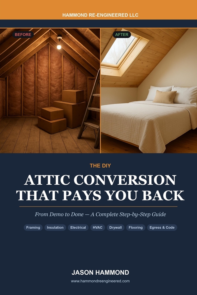 The DIY Attic Conversion That Pays You Back: From Demo to Done - A Complete Step-by-Step Guide cover