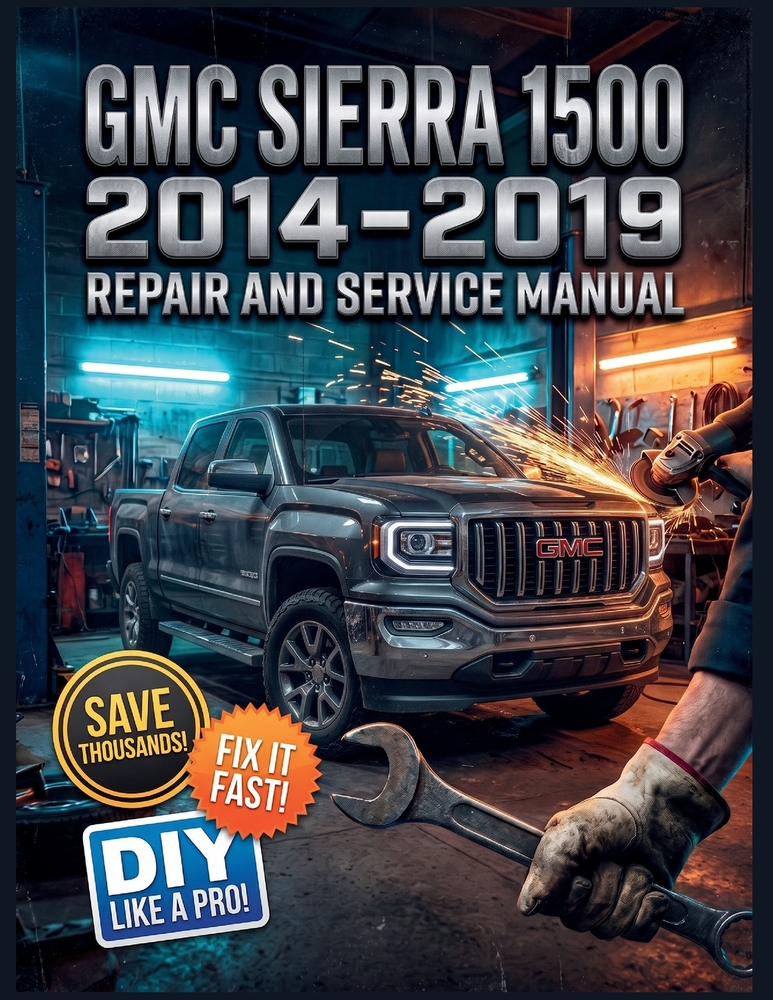GMC Sierra 1500 2014 - 2019 Repair and Service Manual: The Complete Illustrated Step-by-Step Guide to Dealership-Level Diagnostics, Routine Maintenanc cover