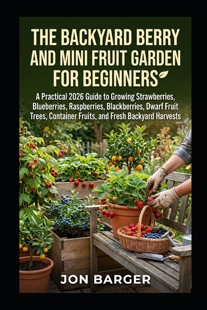 The Backyard Berry and Mini Fruit Garden For beginners: A Practical 2026 Guide to Growing Strawberries, Blueberries, Raspberries, Blackberries, Dwarf cover