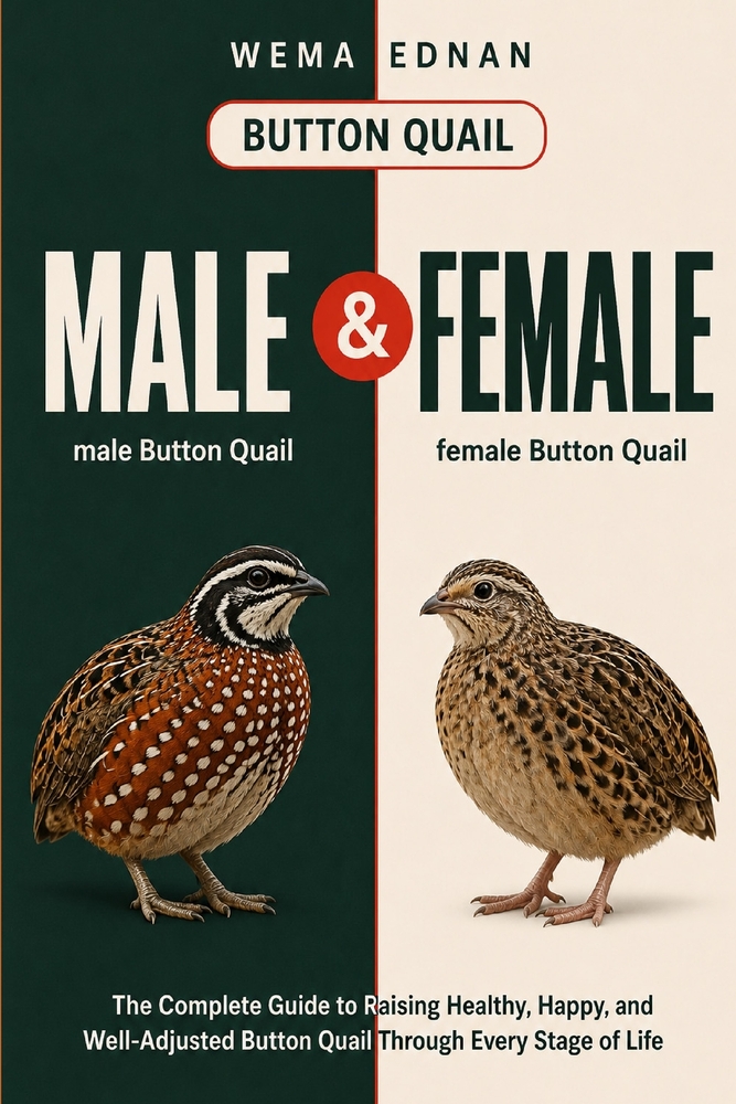 Button Quail: The Complete Guide to Raising Healthy, Happy, and Well-Adjusted Button Quail Through Every Stage of Life cover