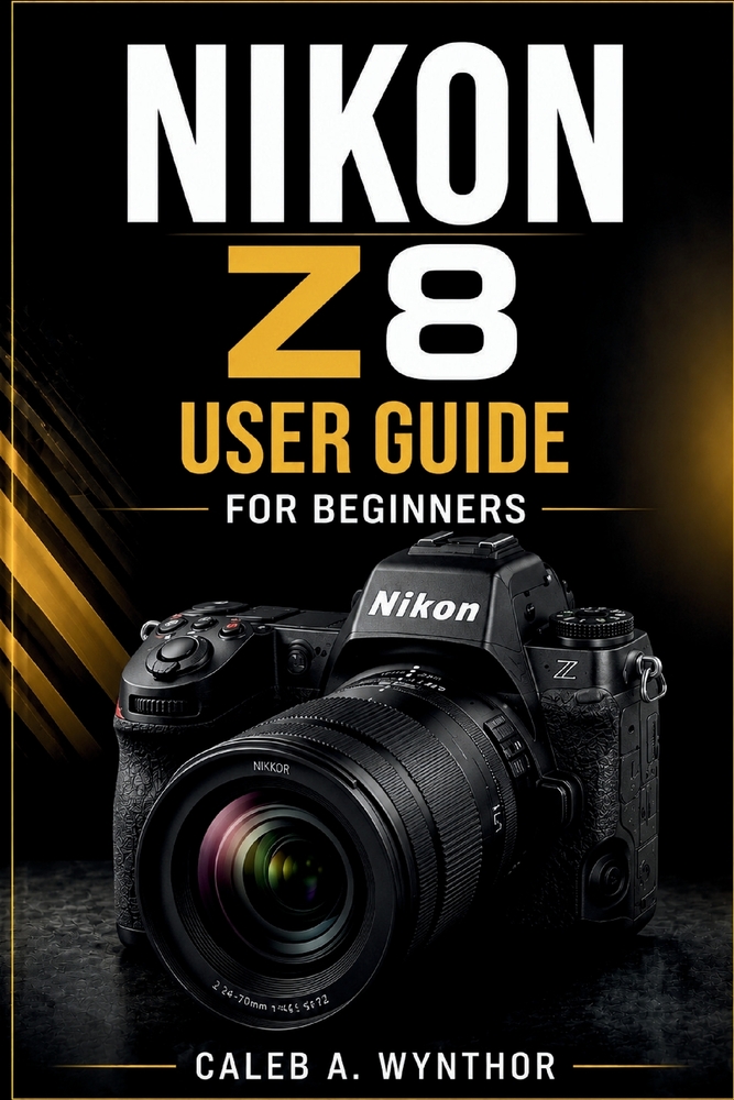 Nikon Z8 User Guide for Beginners: Camera Setup, Photography Settings, Autofocus Techniques, Video Recording, Lens Selection, Editing Workflow, And Cr cover