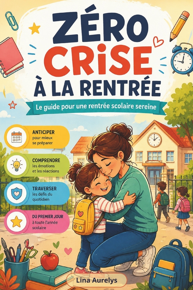 Zéro Crise à la Rentrée: le guide pour une rentrée scolaire sereine cover
