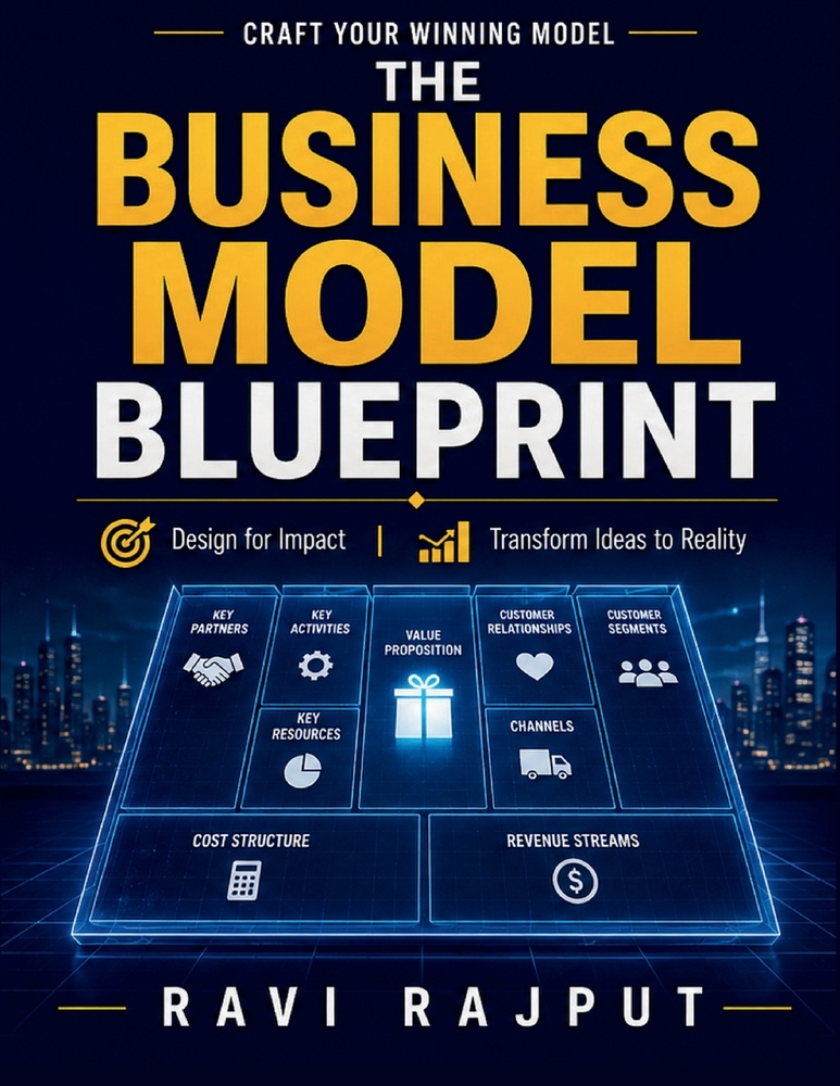 The Business Model Blueprint: Innovation Framework Digital Transformation Competitive Advantage Sustainability Ethics Market Trends Business Growth Se cover