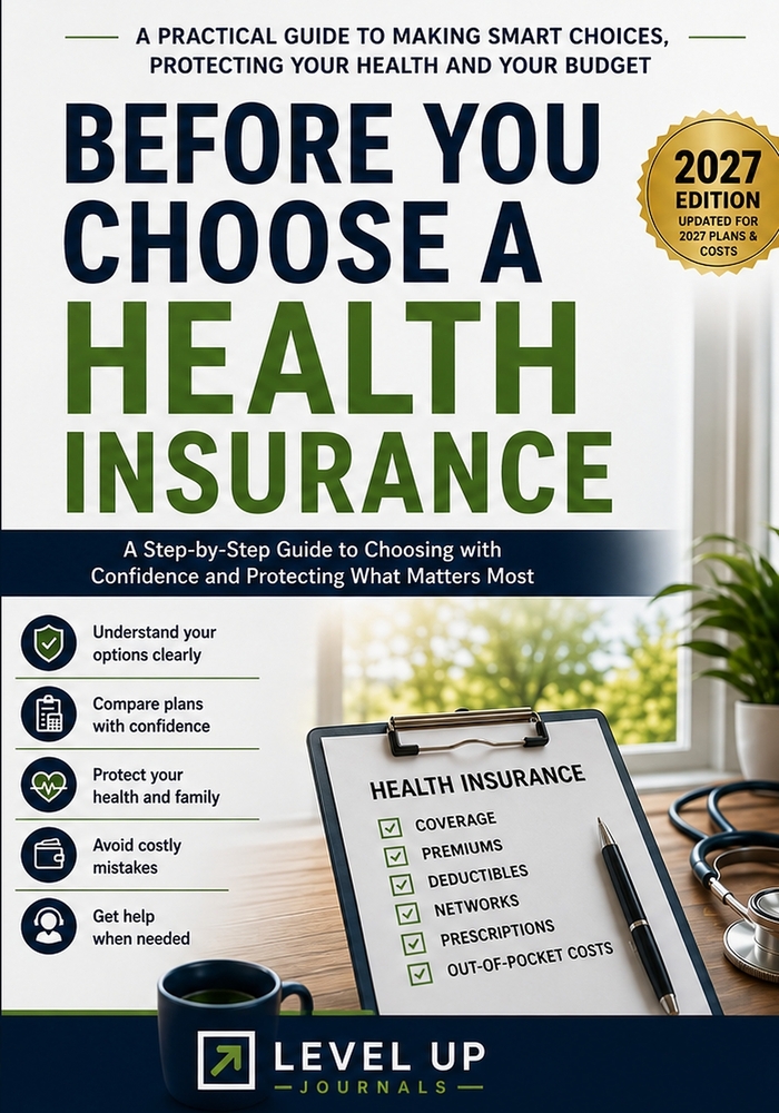 Before You Choose a Health Insurance Plan: 2027 Edition: A Practical Guide to Premiums, Deductibles, Networks, Prescriptions, HSAs, Marketplace Plans, cover