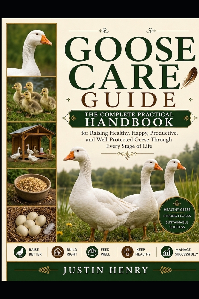 Goose Care Guide: The Complete Practical Handbook for Raising Healthy, Happy, Productive, and Well-Protected Geese Through Every Stage of Life cover