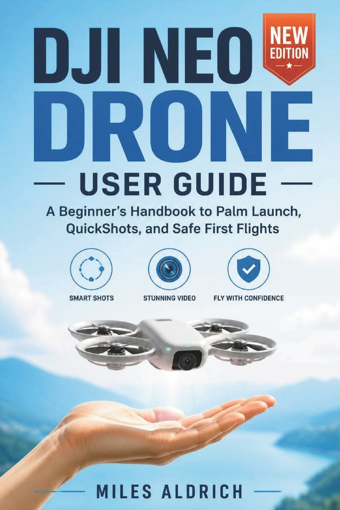 DJI Neo Drone User Guide: A Complete Beginner's Handbook to Setup, Flight Modes, Camera Settings and Safe First Flights cover