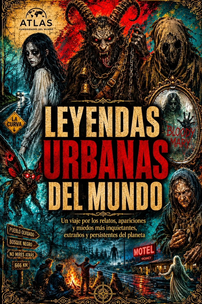 Leyendas Urbanas Y Mitos del Mundo: Un viaje por las historias, rumores y criaturas que han dado miedo al mundo cover