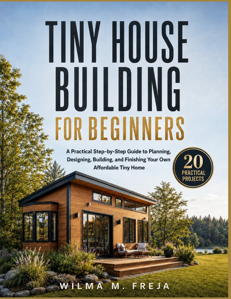 Tiny House Building for Beginners: A Practical Step-by-Step Guide to Planning, Designing, Building, and Finishing Your Own Affordable Tiny Home cover
