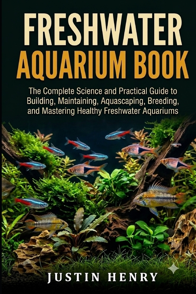 Freshwater Aquarium Book: The Complete Science and Practical Guide to Building, Maintaining, Aquascaping, Breeding, and Mastering Healthy Freshwater A cover