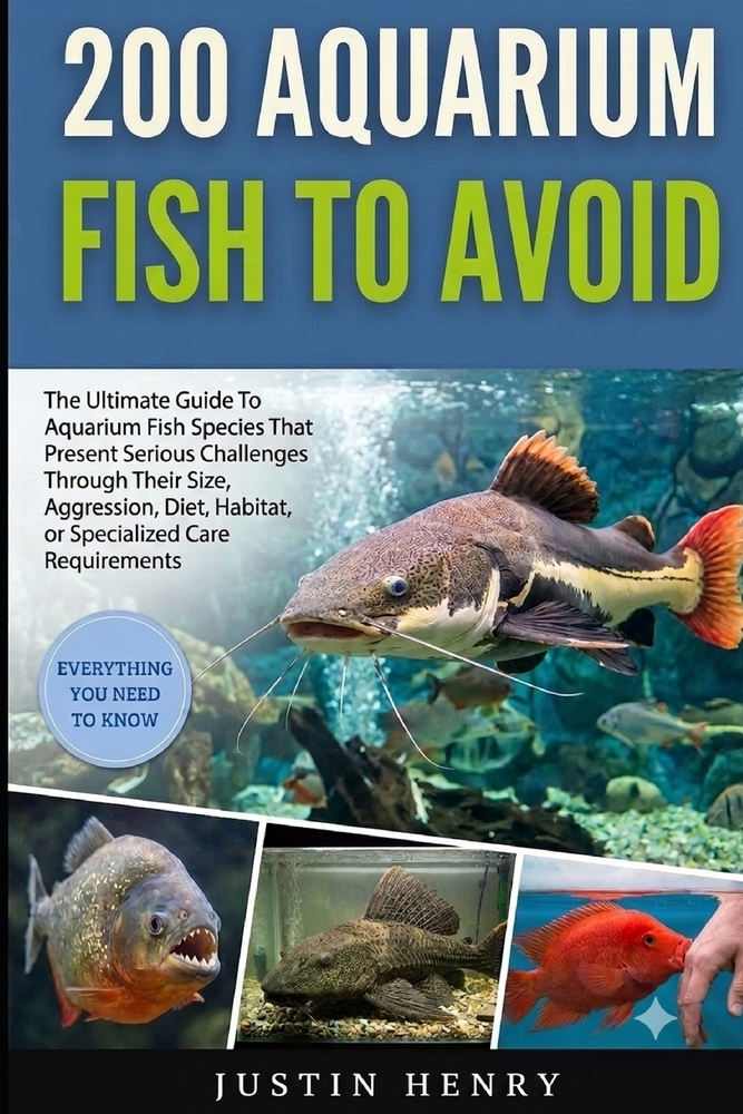 200 Aquarium Fish to Avoid: Discover 200 Fish Species That Present Serious Challenges Through Their Size, Aggression, Diet, Habitat, or Specialized Ca cover