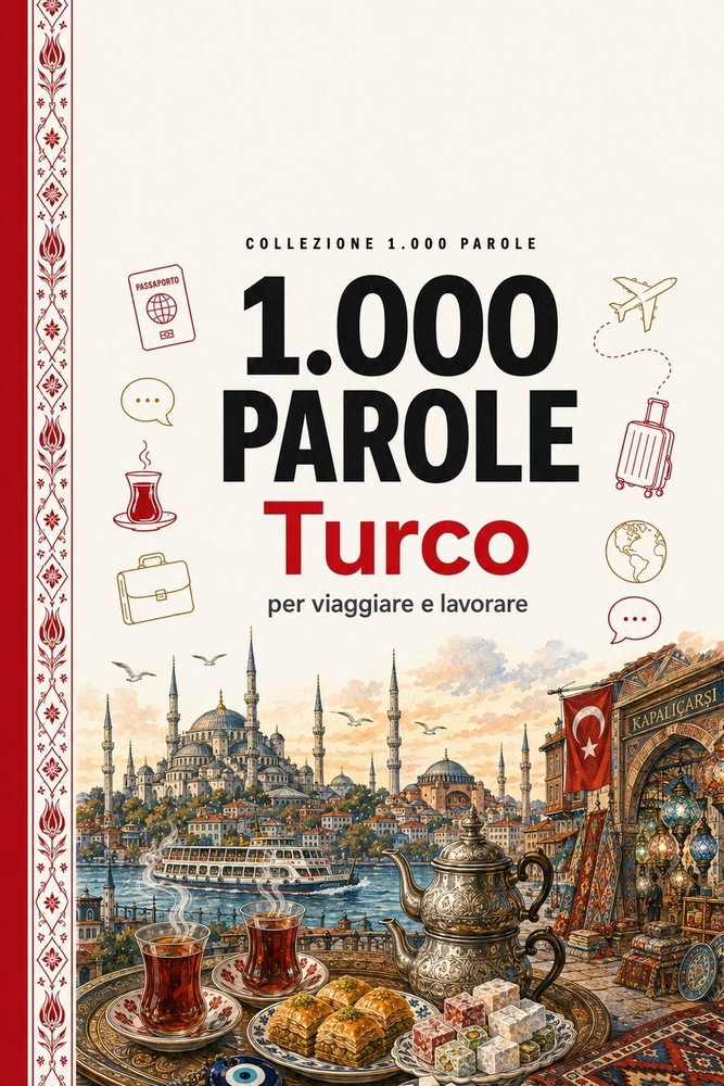 1.000 Parole Turco: per viaggiare e lavorare cover