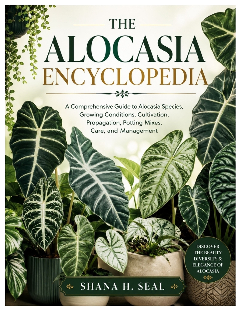 The Alocasia Encyclopedia: A Comprehensive Guide to Alocasia Species, Growing Conditions, Cultivation, Propagation, Potting Mixes, Care, and Managemen cover