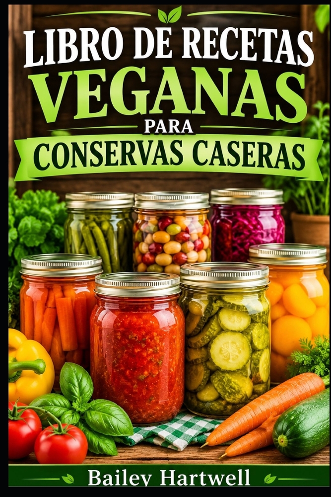 Libro de Recetas Veganas Para Conservas Caseras: Formas sencillas de conservar alimentos veganos frescos cover