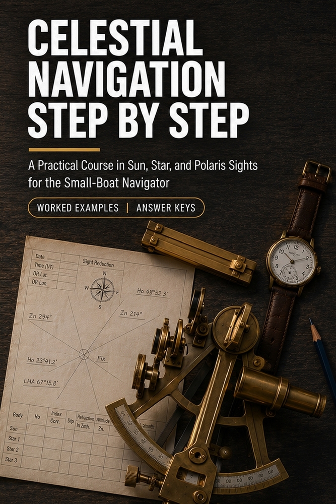 Celestial Navigation Step by Step: A Practical Course in Sun, Star, and Polaris Sights for the Small-Boat Navigator cover