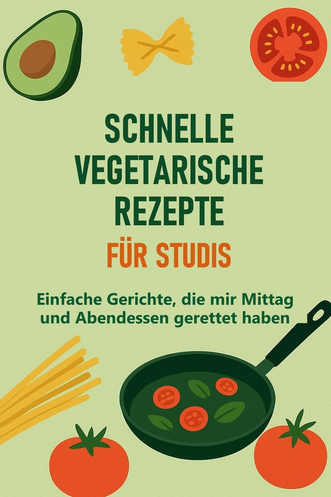 Schnelle vegetarische Rezepte für Studis: Einfache und schnelle Gerichte, die mir Mittag- und Abendessen gerettet haben cover