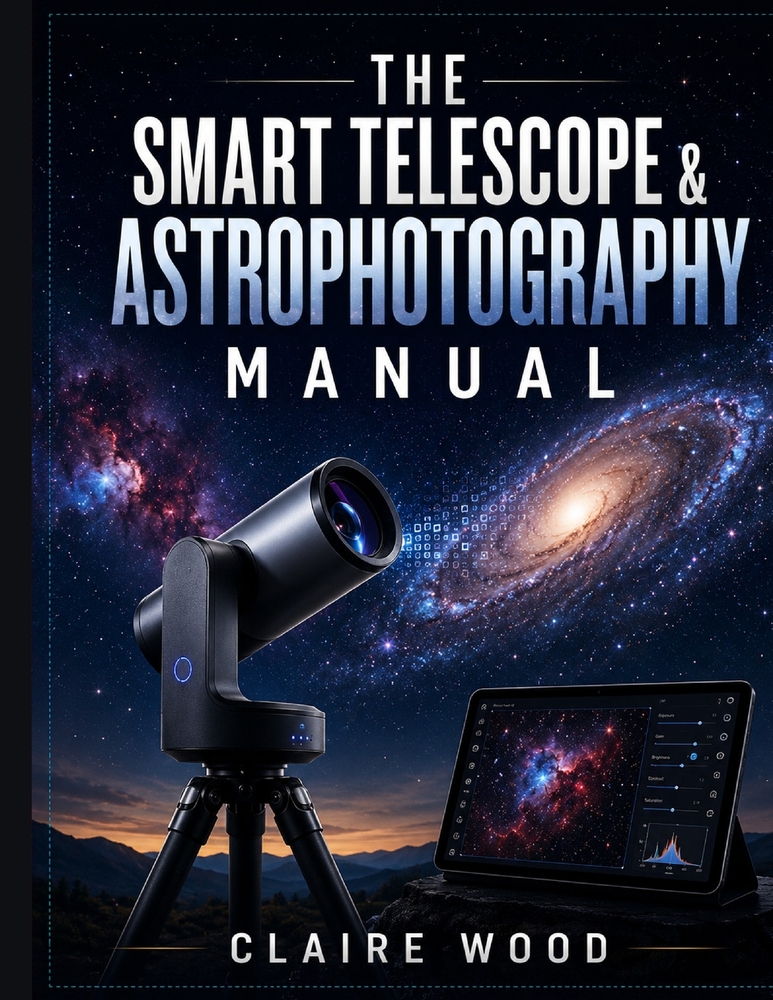 The Smart Telescope & Astrophotography Manual: Complete Setup & Imaging Guide for Zwo Seestar S50, Dwarf 3, Unistellar & Celestron cover