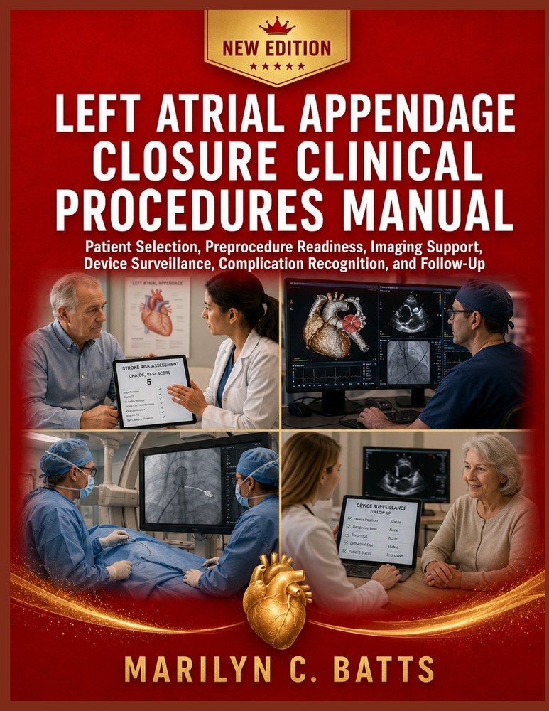 Left Atrial Appendage Closure Clinical Procedures Manual: Patient Selection, Preprocedure Readiness, Imaging Support, Device Surveillance, Complicatio cover