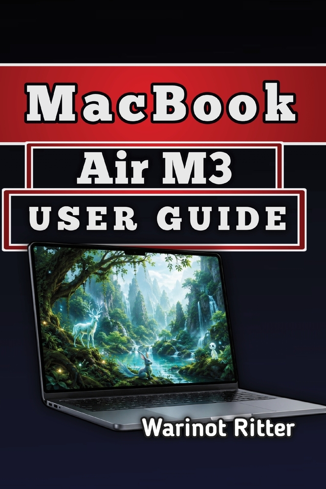 MacBook Air M3 User Guide: Master Setup, Customization, Security Settings, and Performance Tips cover