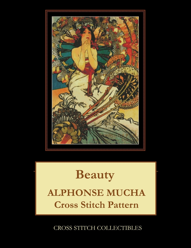 Beauty: Alphonse Mucha Cross Stitch Pattern cover