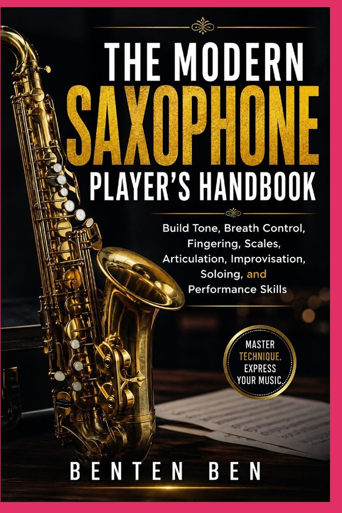 The Modern Saxophone Player's Handbook: Build Tone, Breath Control, Fingering, Scales, Articulation, Improvisation, Soloing, and Performance Skills cover