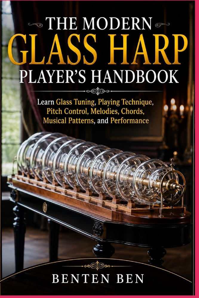 The Modern Glass Harp Player's Handbook: Learn Glass Tuning, Playing Technique, Pitch Control, Melodies, Chords, Musical Patterns, and Performance cover