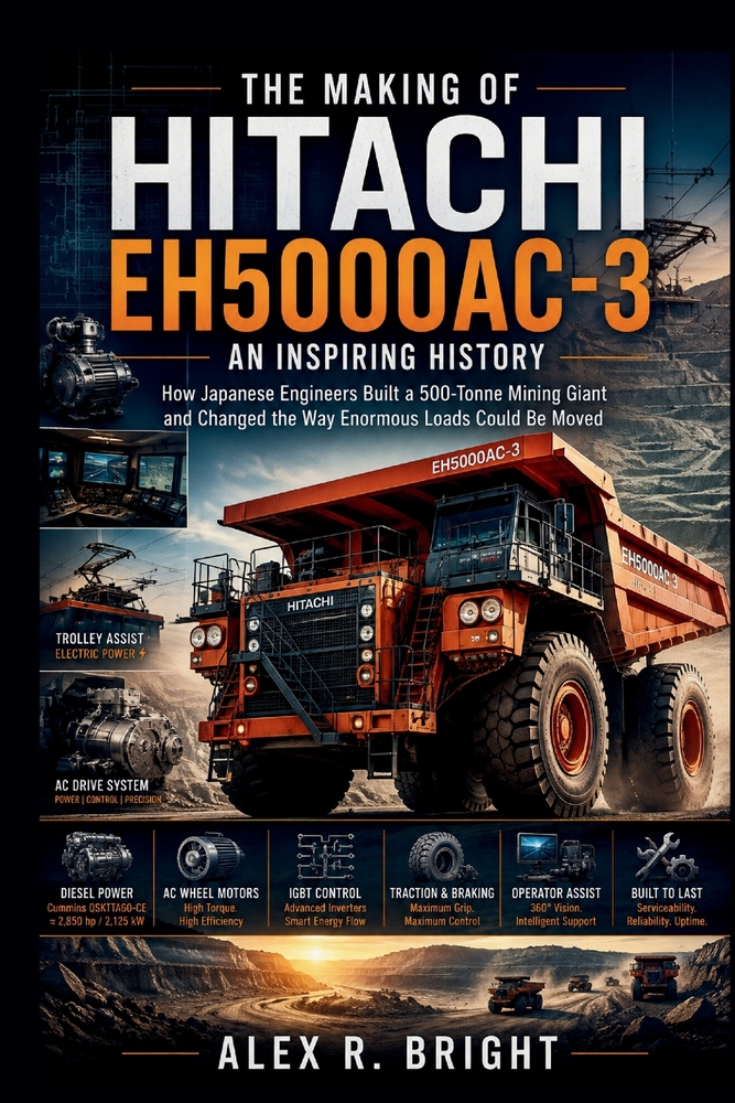 The Making of Hitachi Eh5000ac-3 an Inspiring History: How Japanese Engineers Built a 500-Tonne Mining Giant and Changed the Way Enormous Loads Could cover