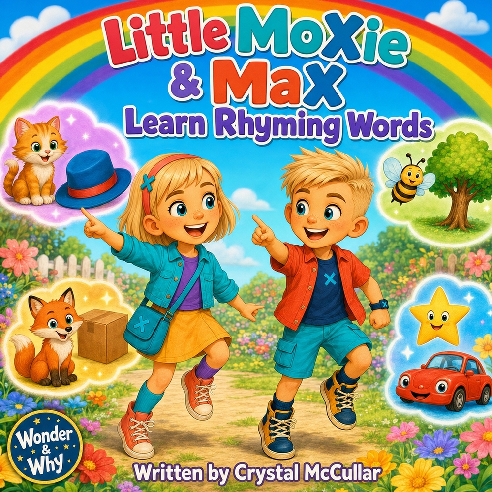 Little MoXie & MaX Learn Rhyming Words cover