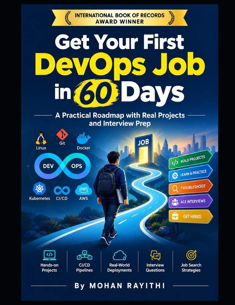 Get Your First DevOps Job in 60 Days: A Practical Roadmap with Real Projects and Interview Prep cover