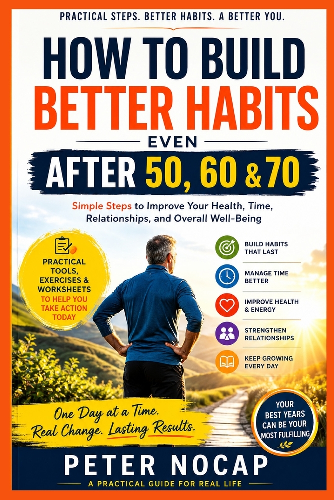 How to Build Better Habits After 50, 60 & 70: Simple Steps to Improve Your Health, Time, Relationships, and Overall Well-Being cover
