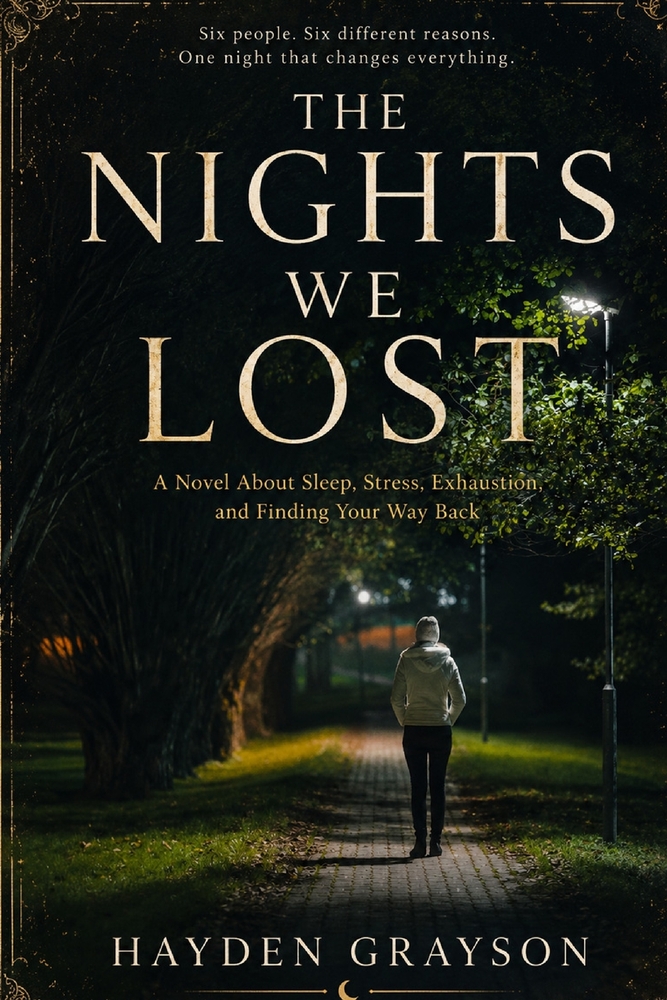 The Nights We Lost: A Novel About Sleep, Stress, Exhaustion, and Finding Your Way Back cover