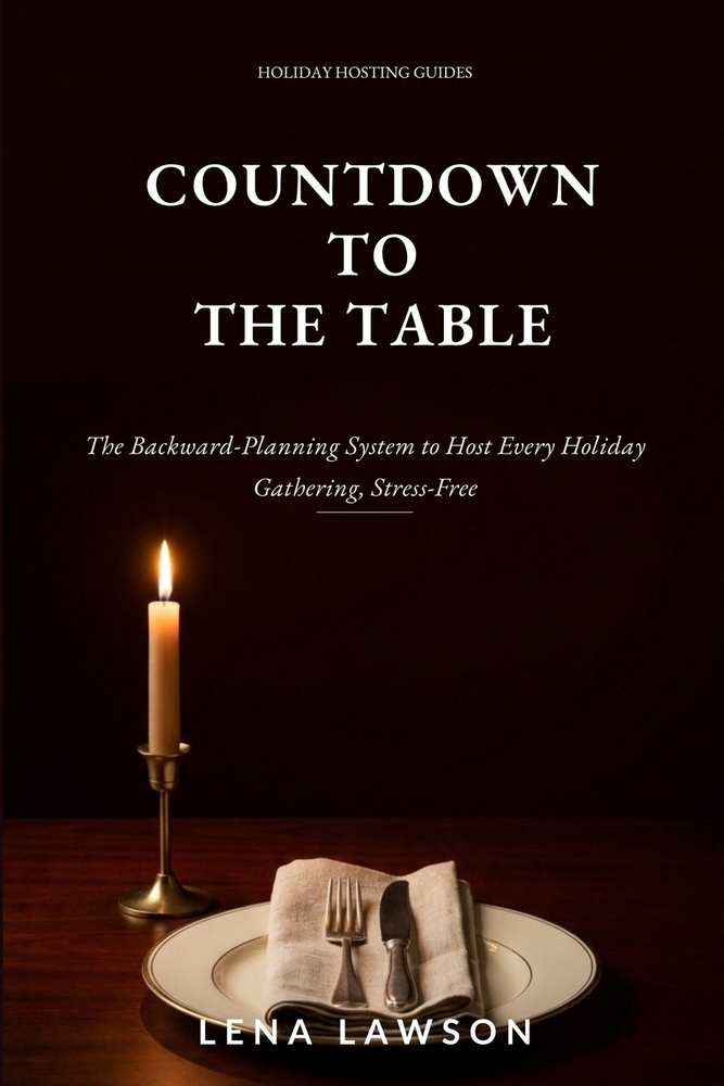 Countdown to the Table: The Backward-Planning System to Host Every Holiday Gathering from Thanksgiving to New Year's Without the Last-Minute Scramble cover