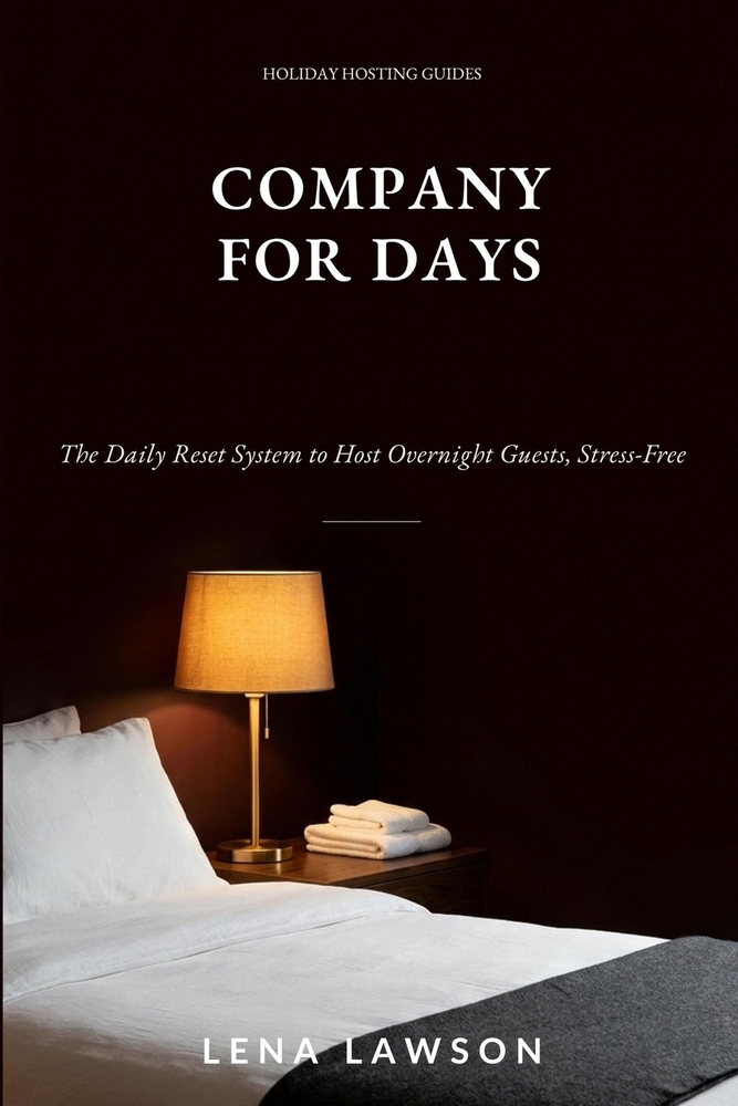 Company for Days: The Daily Reset System to Host Overnight Holiday Guests Without Losing Your Privacy, Your Patience, or Your Guest Room cover