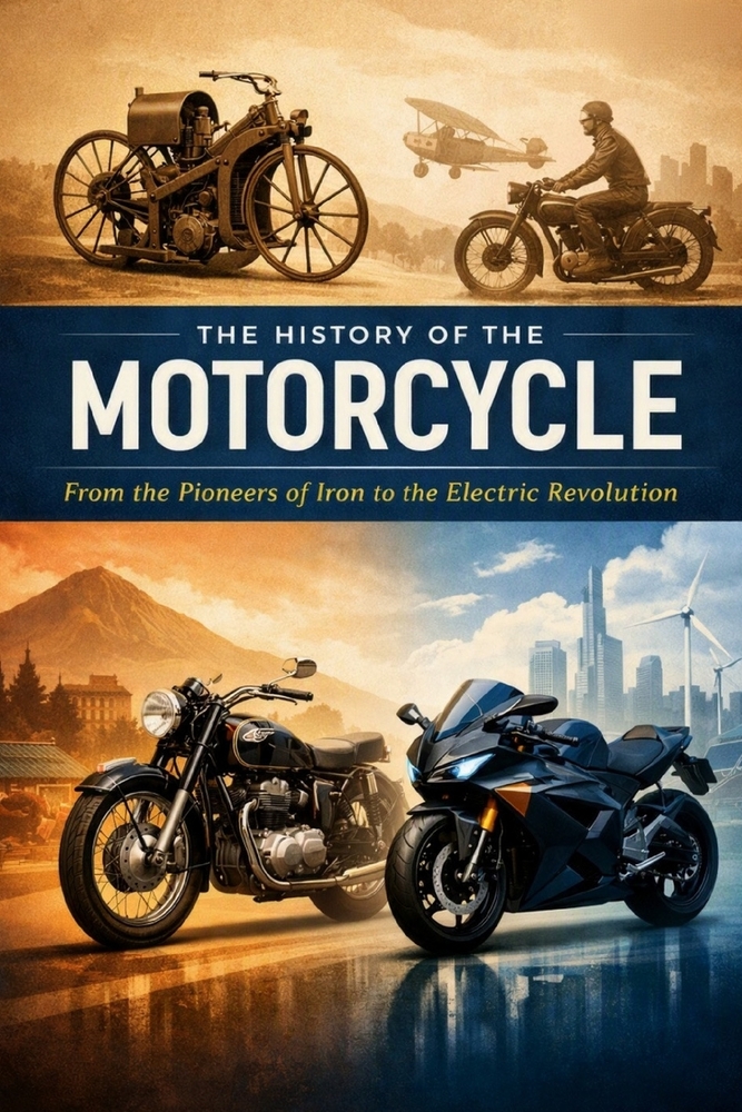 The History of the Motorcycle: From the Pioneers of Iron to the Electric Revolution cover