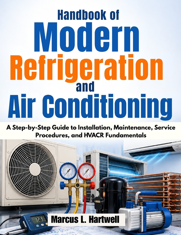 Handbook of Modern Refrigeration and Air Conditioning: A Step-by-Step Guide to Installation, Maintenance, Service Procedures, and HVACR Fundamentals cover
