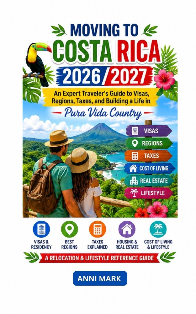 Moving to Costa Rica 2026/2027: An Expert Traveler's Guide to Visas, Regions, Taxes, and Building a Life in Pura Vida Country cover