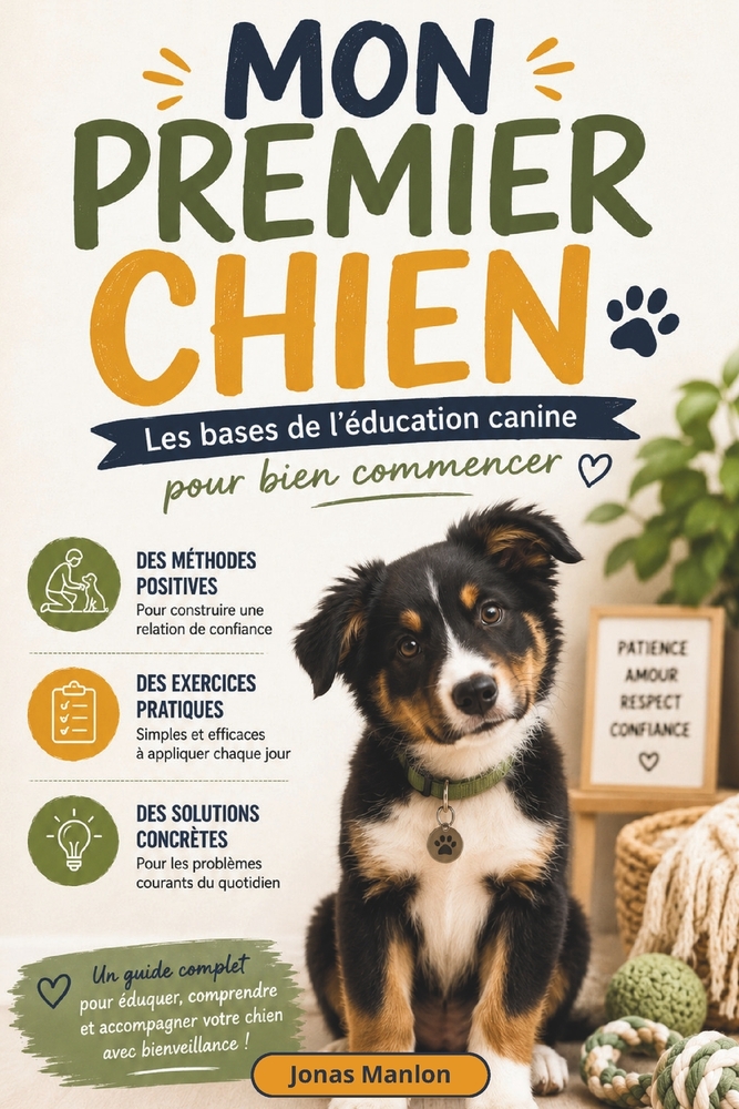 Mon Premier Chien: Les bases de l'éducation canine pour bien commencer - Éduquer son chien au quotidien: méthodes, exercices et solutions aux problème cover
