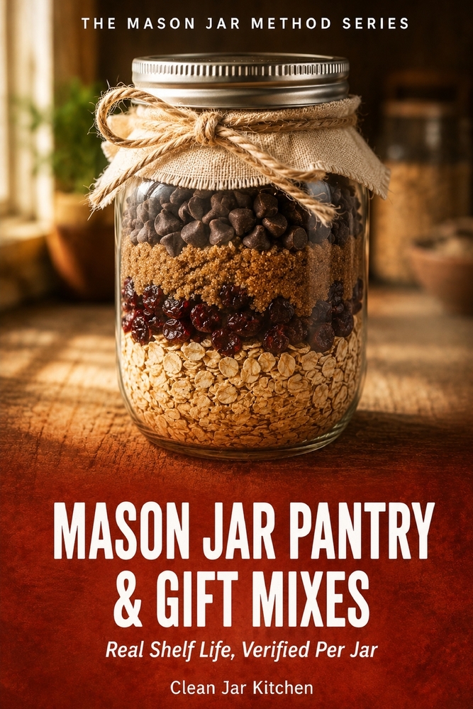 Mason Jar Pantry & Gift Mixes: Real Shelf Life, Verified Per Jar cover