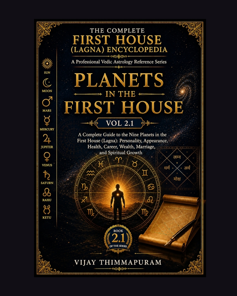 Planets in the First House Vol 2.1: A Complete Guide to the Nine Planets in the First House (Lagna): Personality, Appearance, Health, Career, Wealth, cover