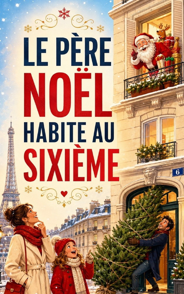 Le Père Noël Habite Au Sixième: Et si le Père Noël n'habitait pas au pôle Nord... mais juste au-dessus de chez vous ? cover
