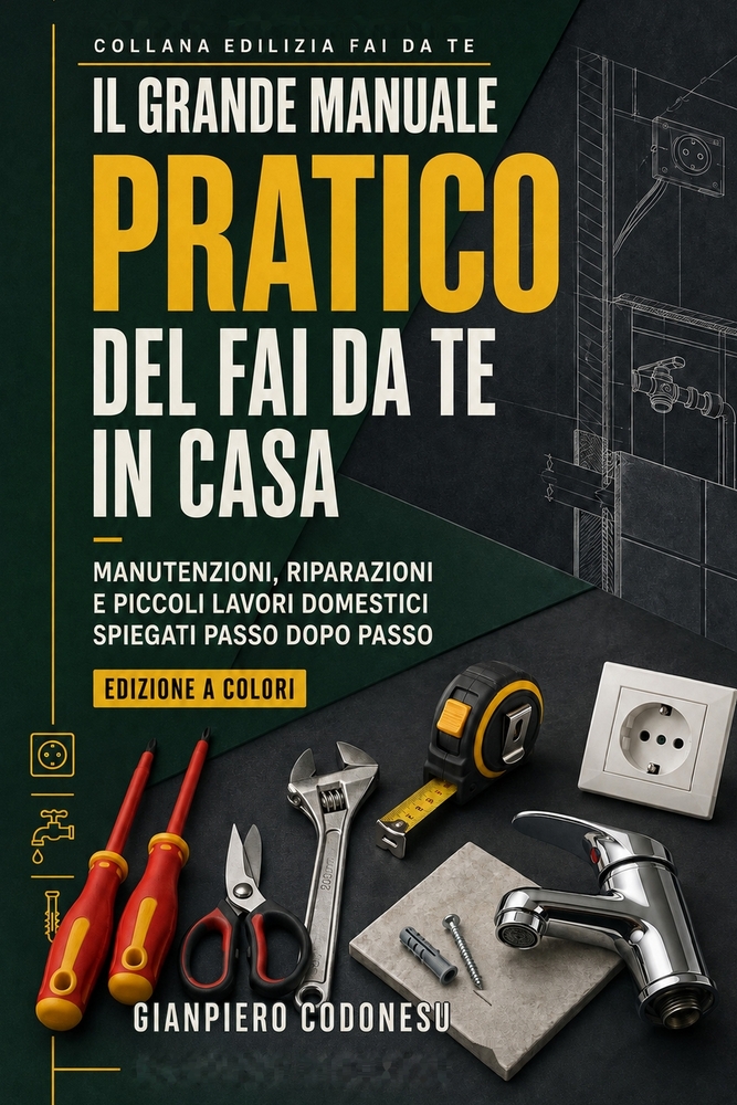Il Grande Manuale PRATICO del fai da te in Casa: Manutenzioni, riparazioni e piccoli lavori domestici spiegati passo dopo passo cover