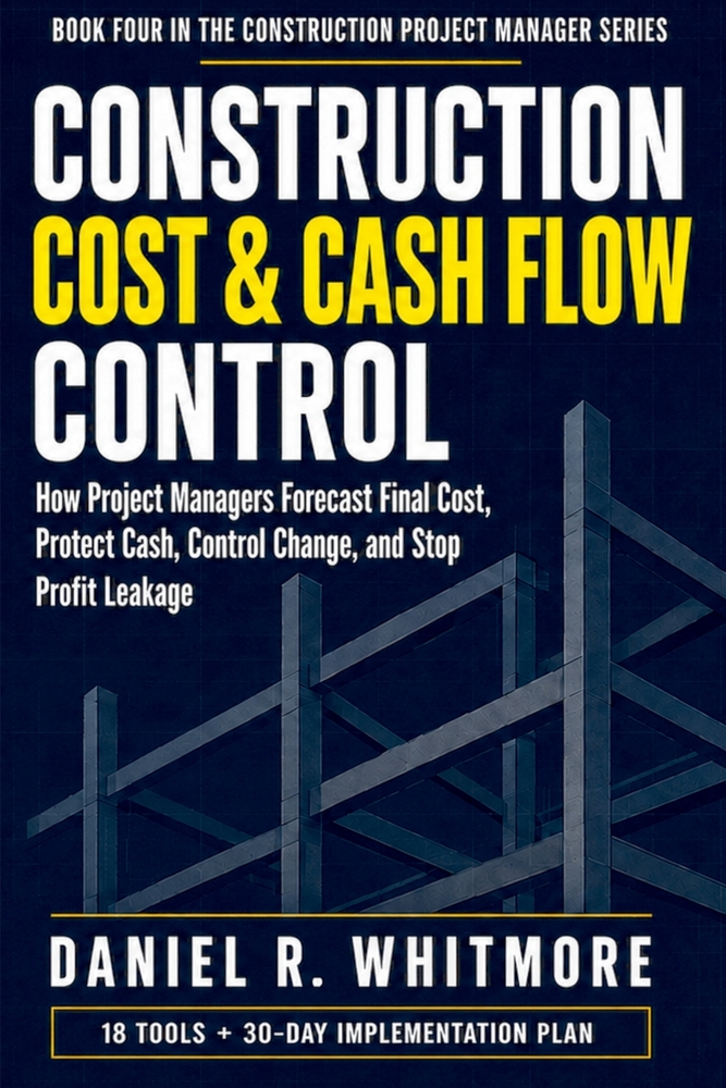 Construction Cost & Cash Flow Control: How Project Managers Forecast Final Cost, Protect Cash, Control Change, and Stop Profit Leakage cover