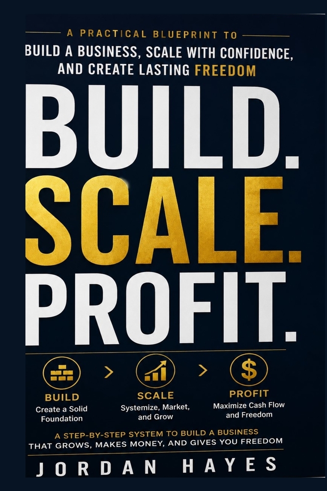 Build.Scale.Profit: The Practical Blueprint for Building a Business That Grows, Makes Money, and Gives You Freedom cover