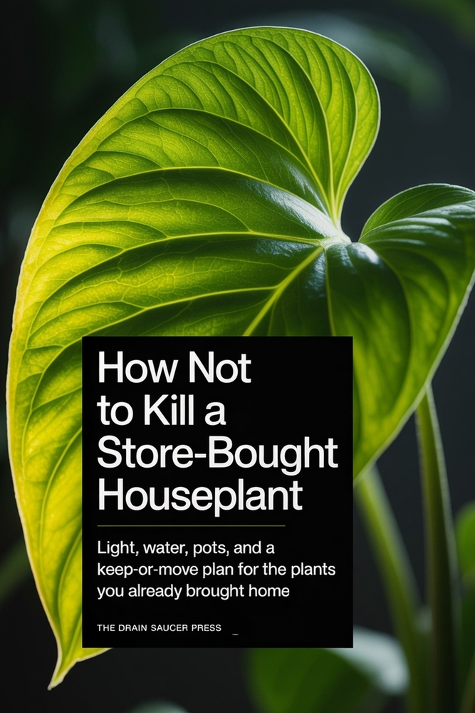 How Not to Kill a Store-Bought Houseplant: Light, water, pots, and a keep-or-move plan for the plants you already brought home cover